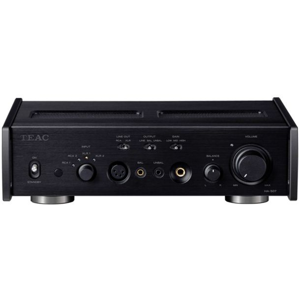 Teac HA-507 耳機功率擴音機/模擬前級放大器 (黑色)